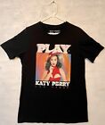 Official KATY PERRY Play LAS VEGAS Residency Show Merch T Shirt Black Size L