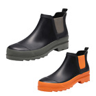 Women Rain Boots Slip On Comfort Waterproof Chelsea Boots US Size 5-10