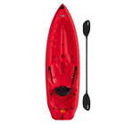 Sit-on-top Kayak 8 Ft Paddle Included Multiple Footrest Positions Backrest