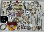 Vintage Lot of 56 Costume Jewelry Brooches Pins