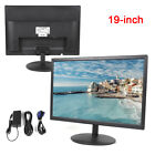 LED Monitor 19 inches Desktop Computer PC Monitor 16:10 HDMI VGA With Cables