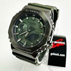 Casio G-Shock Metal Covered Green Analog Digital Watch GM2100B-3A
