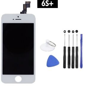 Screen Replacement for iPhone 6S Plus White LCD Display with Tool Kit A1634