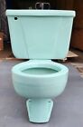 Sea foam green  Rheem toilet  vintage bathroom Extremely rare color