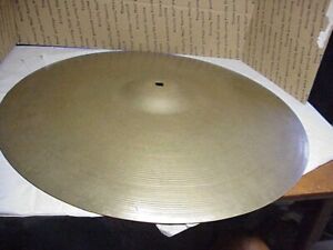 1 VINTAGE A ZILDJIAN &CIE 20'' CONSTANTINOPLE SYMBAL HEAVY-NICE MADE IN USA