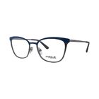 New ListingVogue VO3999 Matte Blue / Gunmetal Eyeglasses Frames 50mm 18mm 135mm - 998-S