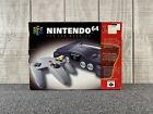 CIB Nintendo 64 N64 Launch Console Complete In Box Tight Joystick CLEANED TESTED