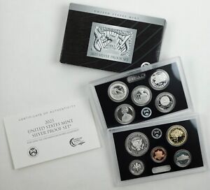 2023 U.S. Mint Silver Proof Set of 10 Coins Box + COA C0263