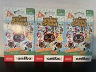 Nintendo Switch Animal Crossing Series 5 amiibo Cards 6 Card Pack Lot of 3