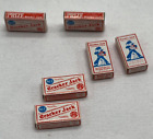 Lot of 6 Doll House Miniature Play Food Cracker Jack Boxes
