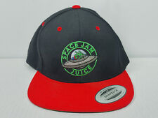 Space Jam Juice Alien Flying Saucer Space Vaping Snapback Black Hat Cap Yupoong