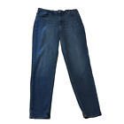 KanCan Blue Dark Wash Kurvy Ultra High Rise Ankle Skinny Denim Jeans Sz 10 Women