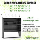Van Shelving Storage for Transit Connect,Chevy City Express,Promaster City +hook