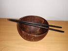 Eco-Friendly Recycling Natural Handmade Coconut Shell Noodles Bowl With Natural