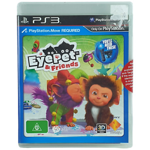 NEW Sony Playstation 3 PS3 Move EYEPET & FRIENDS Game G 2011 Reg 4 1-2 Players