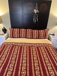 Authentic Versace BAROQUE Queen Bed Set 90’s Vintage