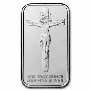 1 oz Silver Bar - Jesus
