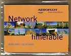Aeroflot Timetable  March 30, 2003 Network format =