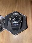 Casio G-Shock Analog-Digital Silver Stainless Steel Bezel Black Watch GM2100-1A