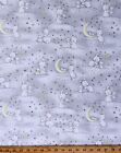 Flannel Bunnies and Little Ones With Moons Kids Flannel Fabric by Yard D283.34