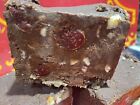Dark / Semi-sweet Chocolate Cherry Almond Fudge 1/2 Pound