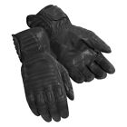 Cortech Roughneck Rustic Black Leather Motorcycle Gloves Men's Sizes SM - LG, 2X