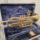 Vintage CONN DIRECTOR SHOOTING STAR TRUMPET CORNET WITH CASE & MOUTH PIECE