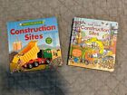 Usborne Lift & Look Construction Sites Children’s Books Lot