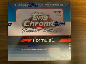 2020 Topps Chrome Sapphire Edition Formula 1 Box F1 Racing - Factory Sealed
