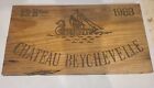 Chateau Beychevelle 1988 Wine Crate Wood Panel