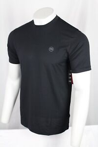 Travis Mathew Men's Scenic Vista Performance T Shirt Short Sleeve Black 1MU584