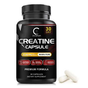 3500mg Creatine Monohydrate 90 Capsules - Bodybuilding Muscle Growth