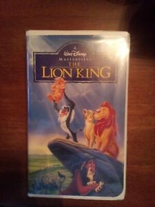 RARE ! THE LION KING VHS (WALT DISNEY MASTERPIECE COLLECTION) Dec-18-1994 (2977)