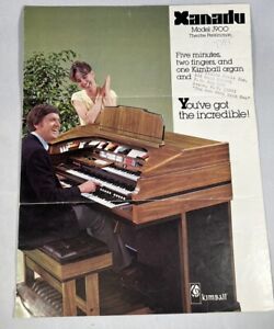 Kimball Xanadu Model J900 Organ Brochure 1980s from Don Elkins Music Logan, WV