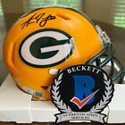 Aaron Jones Autographed Signed Green Bay Packers Mini Helmet Beckett