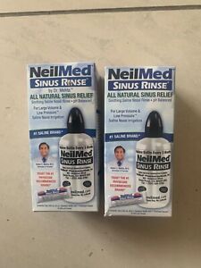 NeilMed Original Sinus Rinse (2) two bottles box (slight damage to box)