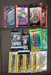 Lot of Magic MtG assorted Collector Packs and Box Toppers