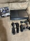 Sony PlayStation 3 PS3 Super Slim 500GB Console Bundle Tested Nice Condition