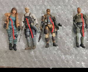 Joytoy NO BOX 1/24 Scale Squad Set of 4 Figures Military Model Toys