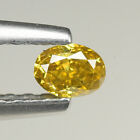 0.11cts Yellowish Brown Oval Natural Loose Diamond 