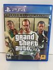 Grand Theft Auto V Premium Online Edition - Sony PlayStation 4 Used *UNTESTED*