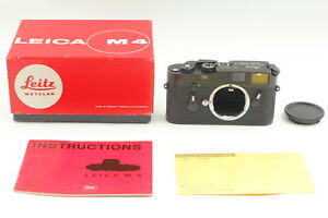 [MINT CLA S/M 1382×××] Leica M4 Black MIDLAND CANADA w/ BOX EN manual From JAPAN