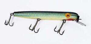 Walter Krystock 6 Inch Swimmer Eel Lure Mullet Scale CT 1960s EX+