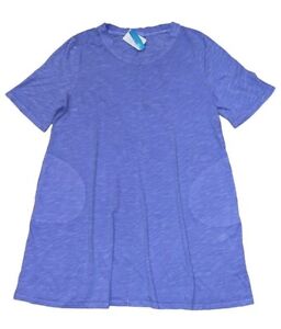 FRESH PRODUCE 3X Peri BLUE LORNA Jersey POCKETS Swing Dress $65 NWT 3X