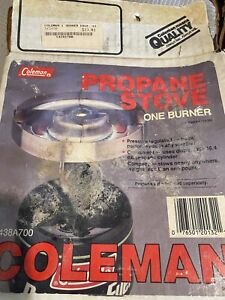 Vintage Coleman Propane Stove One Burner 1993 Model 5438A700