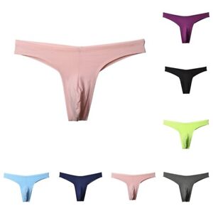 Hot Sale Mens Panties Briefs Sexy Slimming Stretch T-Back Thong Bikini