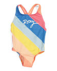 Roxy Toddler Girl's 3T Touch of Rainbow 1 Pc Swimsuit Yellow Pink Blue Orange