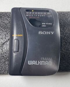 Sony AM/FM Walkman WM-FX163 Cassette Tape Player TESTED WORKS