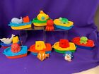 Bathtub Boats Tub Toys  8 boats/ 9 animals