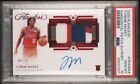 2020-21 Flawless Tyrese Maxey Rookie Patch Auto /15 Ruby RPA RC GAME WORN PSA 10